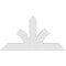 Ekena Millwork Richland Architectural Grade PVC Gable Bracket, 36"W x 19 1/2"H x 2"D x 4"F, 13/12 Pitch GBP036X20X0204RIC00 - alternate 3